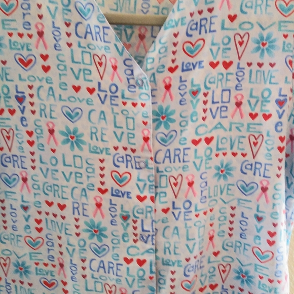 Scrub Top - (2/$10) Small Button Down - Picture 6 of 11